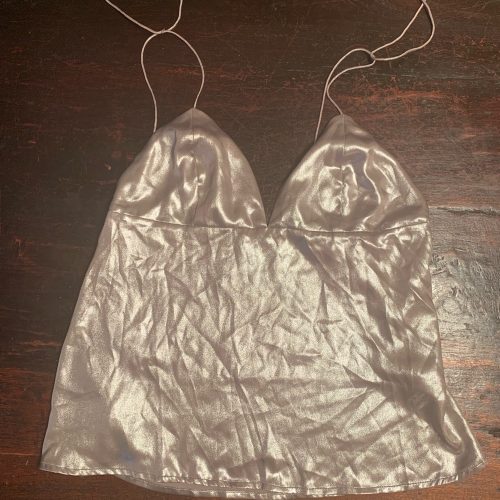 Metallic tank top